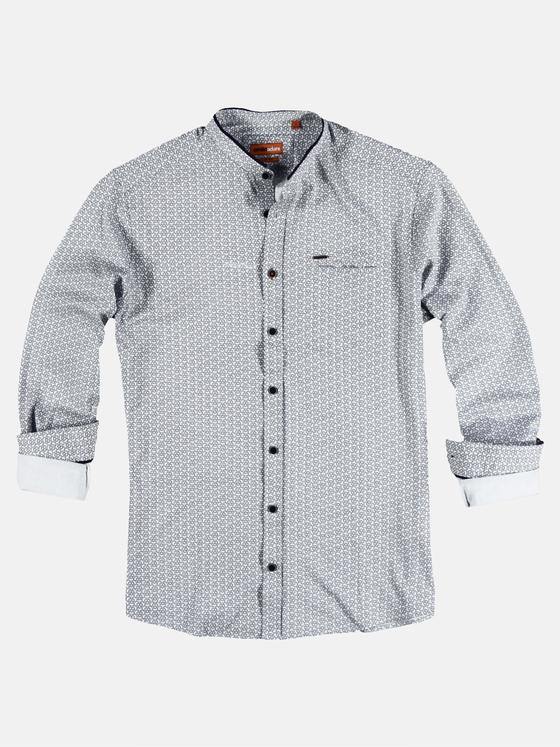 emilio adani Herren Hemd aus softem Baumwoll-Jersey Blau 28928