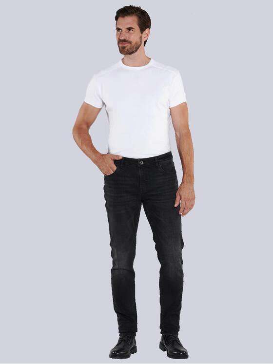 engbers Herren Super-Stretch-Jeans slim fit Schwarz 35408
