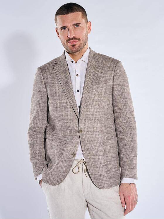 emilio adani Herren Freizeit-Sakko slim fit Dunkelbraun 40313