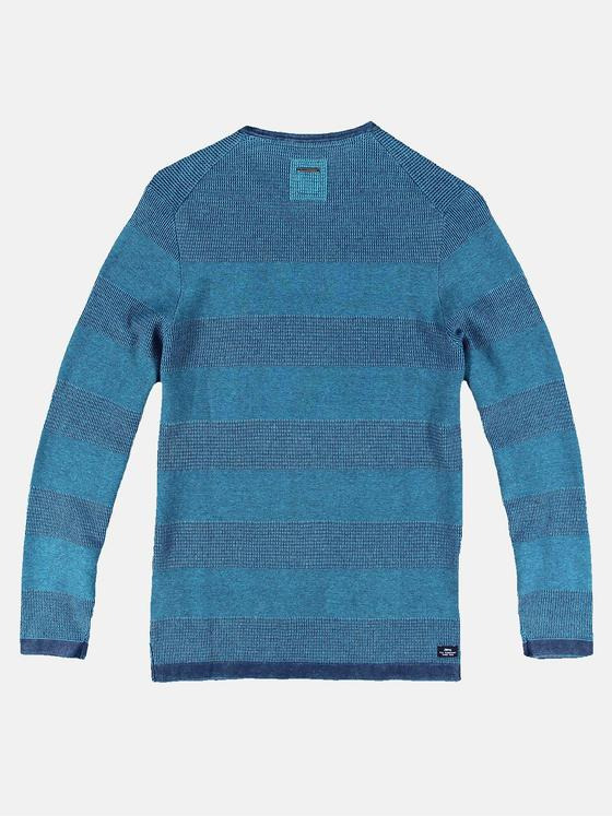 engbers Herren Pullover Rundhals Blautuerkis 30987