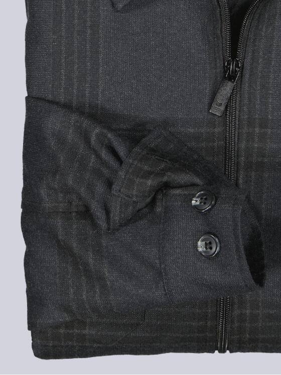 ENGBERS GERMANY Herren Overshirt in Wolloptik Saphirblau 39803