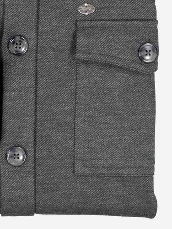 engbers Herren Langarm-Hemd slim fit Anthrazit 37848