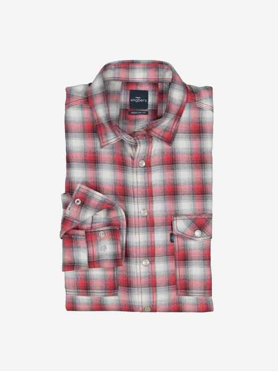 engbers Herren Karohemd Rot 37988
