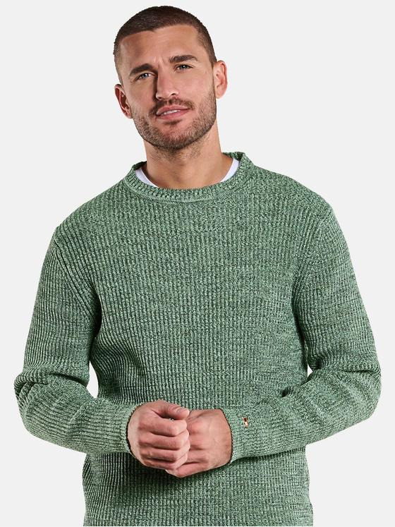 emilio adani Herren Pullover strukturiert Grün 34122