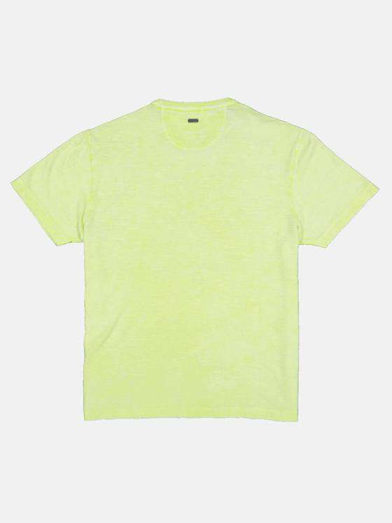 engbers Herren T-Shirt mit Leinenanteil Gelb 33111