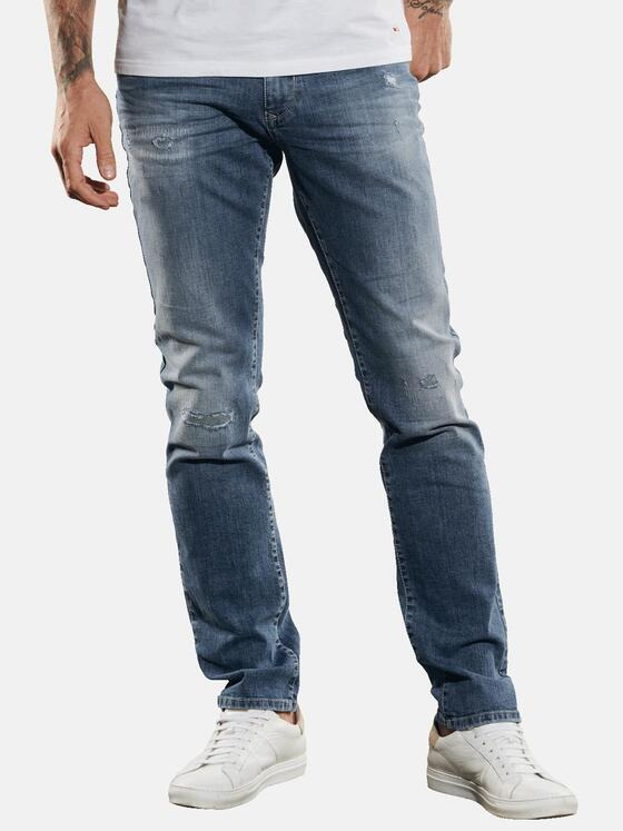 emilio adani Herren Super-Stretch-Jeans slim fit Blau 35228