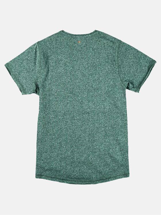 emilio adani Herren Rundhals T-Shirt Grün 28127