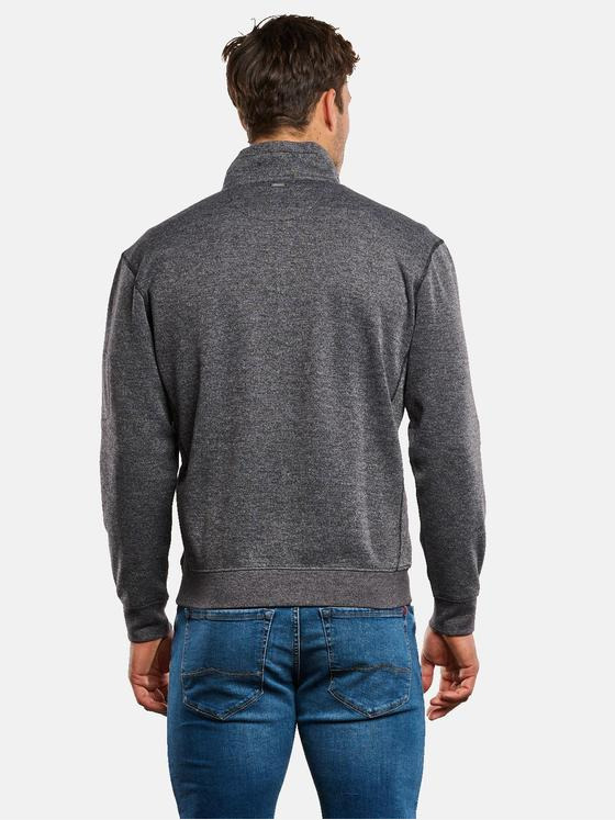 engbers Herren Sweatshirt mit Stehkragen Dunkelgrau 34183
