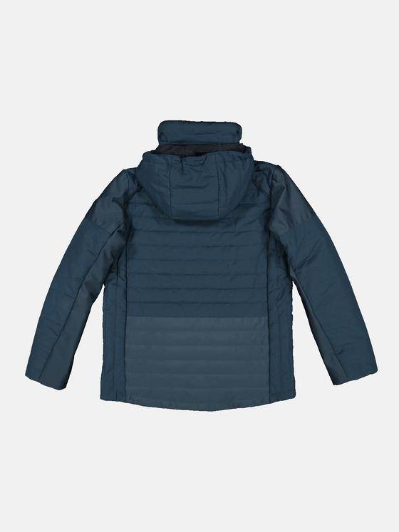 engbers Herren Jacke mit abnehmbarer Kapuze Petrolblau 33535