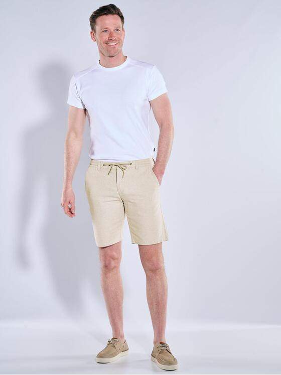 engbers Herren Bermuda mit Leinenanteil Beige 38655
