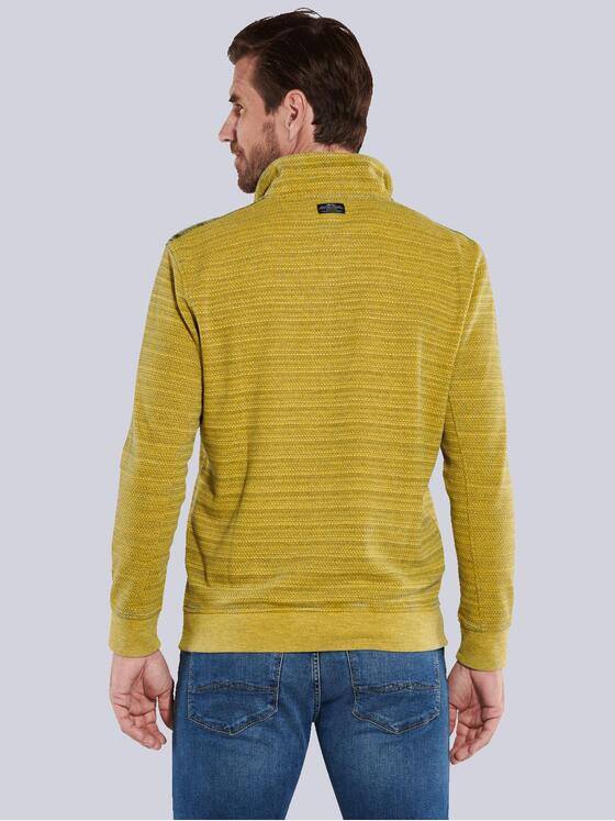 engbers Herren Sweatshirt mit Stehkragen Gelb 35670