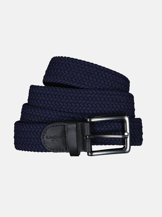 engbers Herren Gürtel in Flechtoptik Marineblau 32625