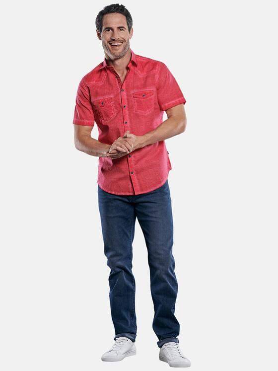 engbers Herren Bestseller-Hemd mit speziellen Waschungen Feuerrot 29900