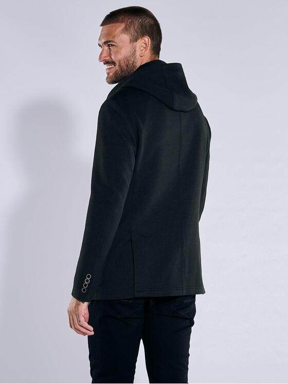 emilio adani Herren Freizeit-Sakko slim fit Schwarz 37561