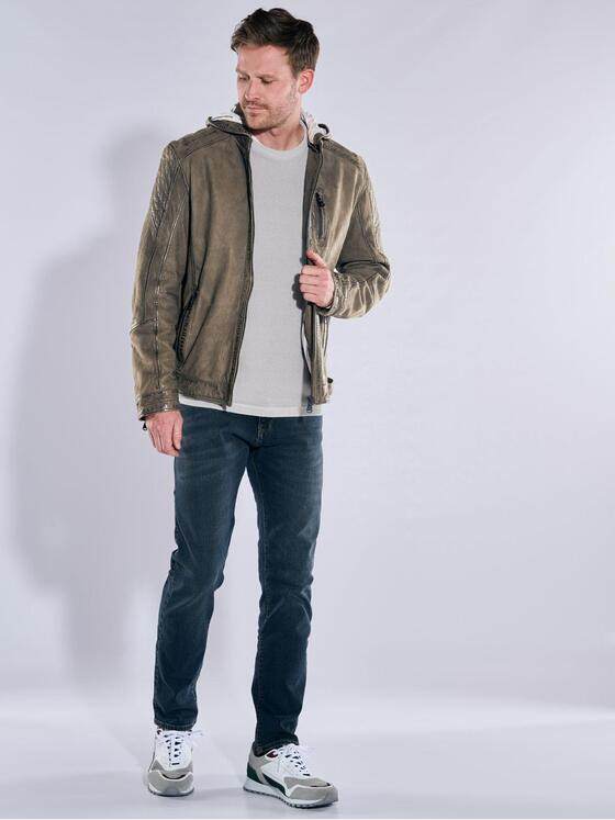engbers Herren Lederjacke regular Braun 37181