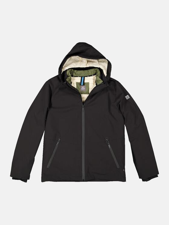 ENGBERS GERMANY Herren Jacke mit herausnehmbarer Weste Schwarz 34433