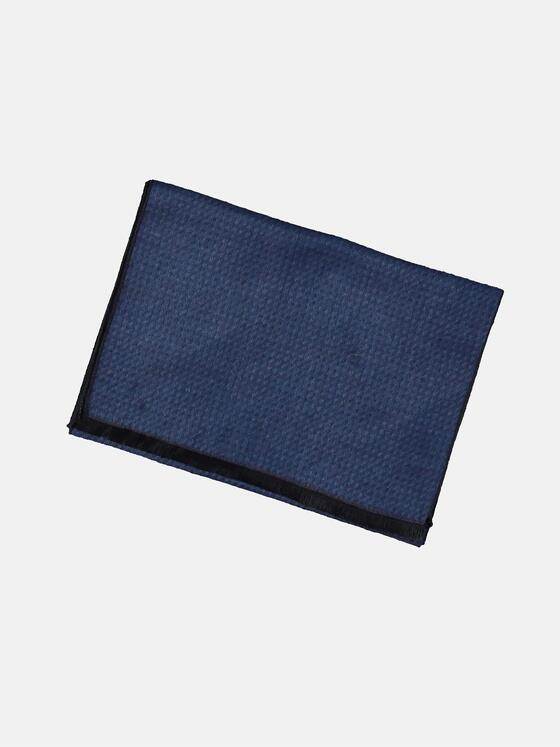 engbers Herren Schal gemustert Saphirblau 30383