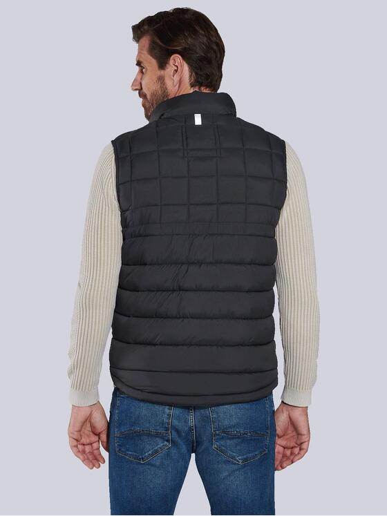 engbers Herren Steppweste regular Schwarz 36003