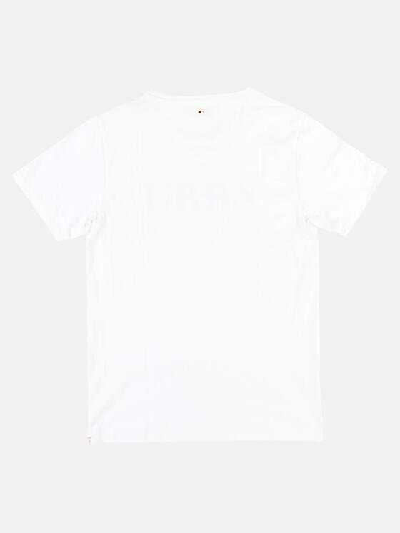 emilio adani Herren Rundhals T-Shirt Reinweiss 25658