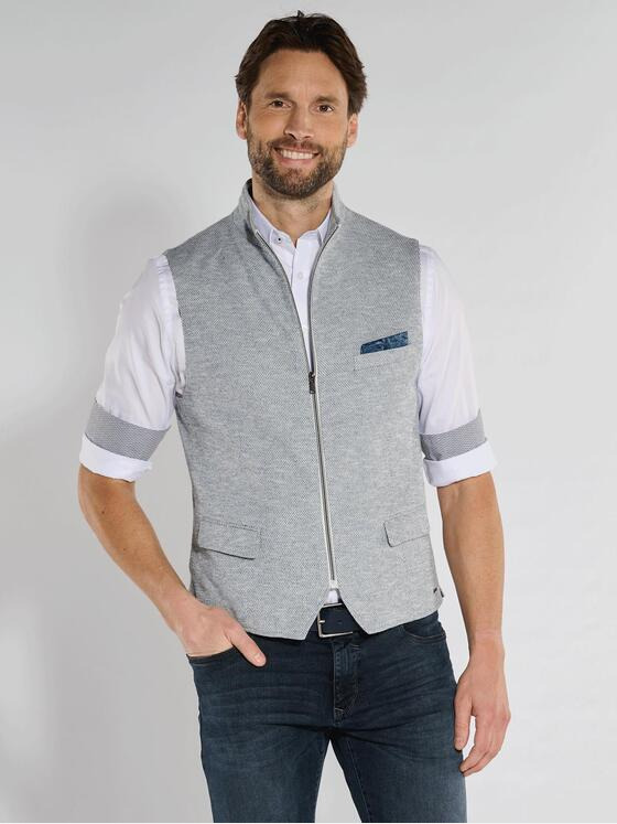 engbers Herren Sakko-Weste slim fit Blau 36367