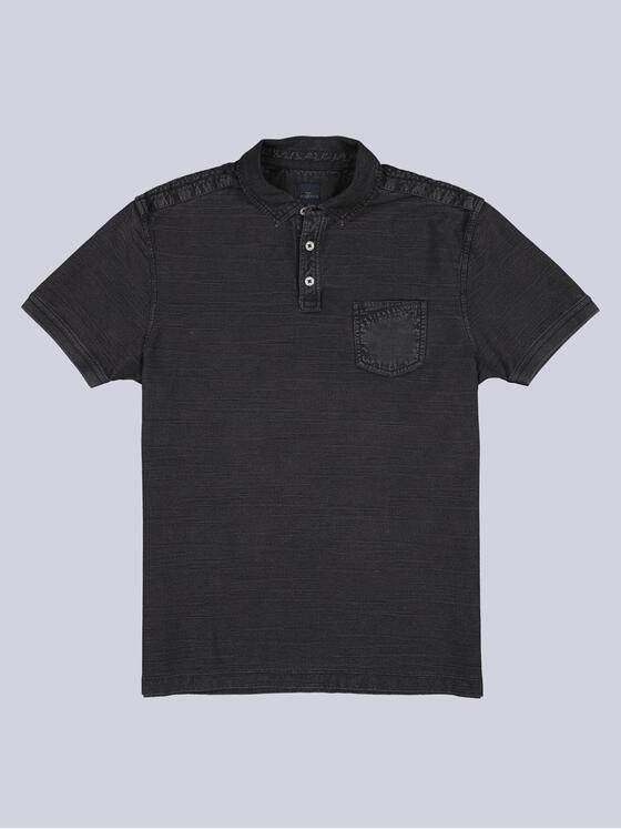 engbers Herren Polo-Shirt meliert Schwarz 38455