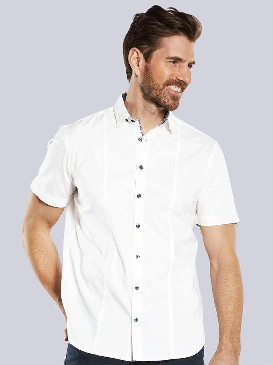 engbers Herren Kurzarm-Hemd "My Favorite" Weiß 34369