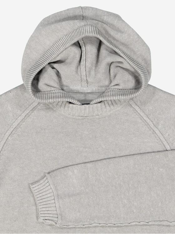 engbers Herren Pullover mit Kapuze Grau 37622
