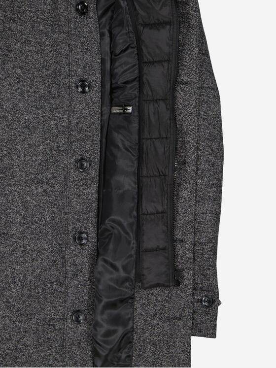 engbers Herren Mantel mit Inlet Anthrazit 37542