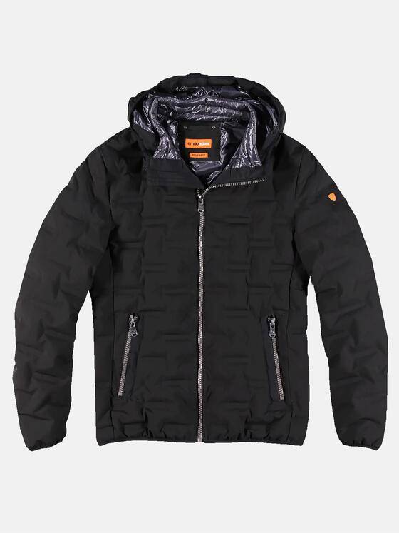 emilio adani Herren Outdoor Jacke mit getapter Oberfläche Schwarz 30156