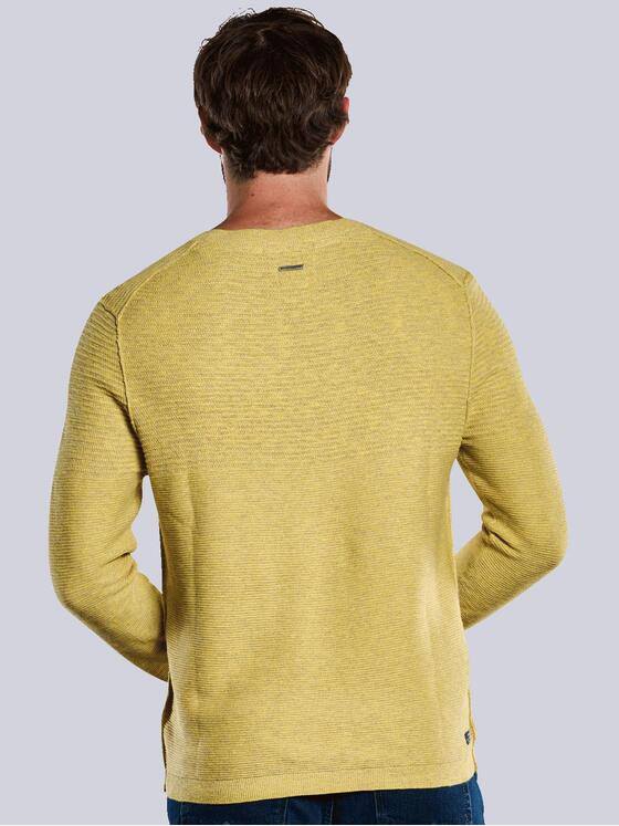 engbers Herren Pullover meliert Safrangelb 33453