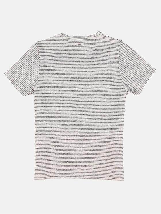 emilio adani Herren Streifenshirt Weiß 31630