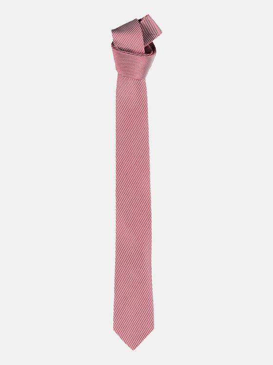 emilio adani Herren Qualitativ hochwertige Seidenkrawatte Rot 29409