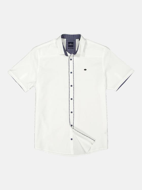 engbers Herren Kurzarm-Hemd uni Weiß 34756