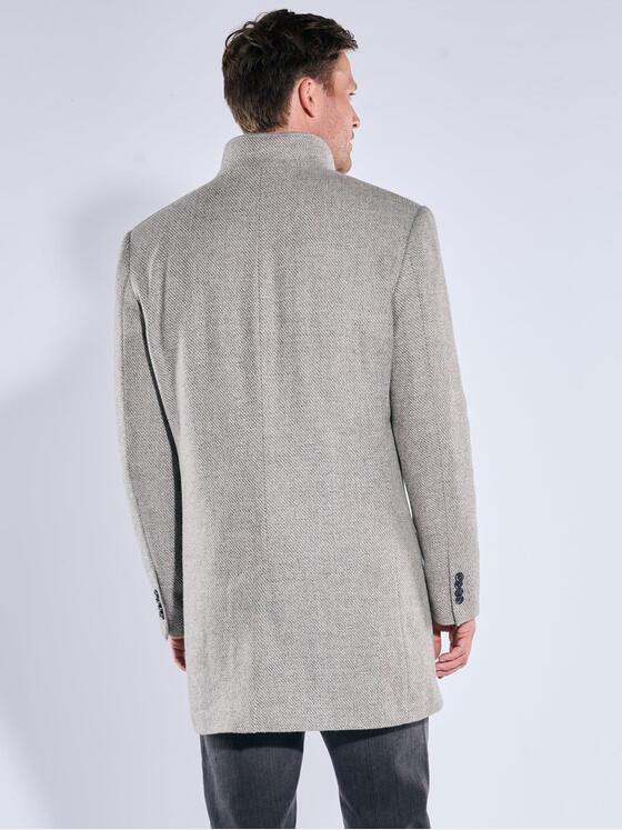 ENGBERS GERMANY Herren Mantel mit heraustrennbarem Inlet Grau 39514