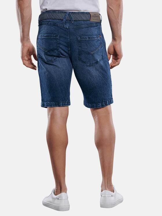 engbers Herren Shorts in authentischer Waschung Saphirblau 29825