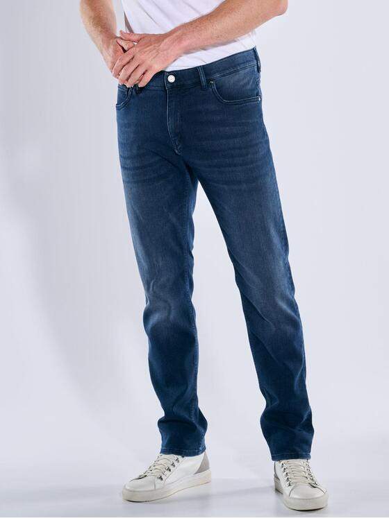 ENGBERS GERMANY Herren Jeans aus hochwertigem Garn Indigoblau 39458