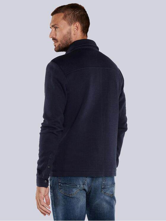 emilio adani Herren Sweatshirt uni Blau 36066