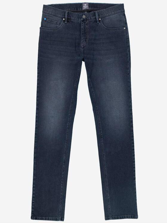 ENGBERS GERMANY Herren Super-Stretch-Denim mit einzigartiger Warenstruktur Indigoblau 37531