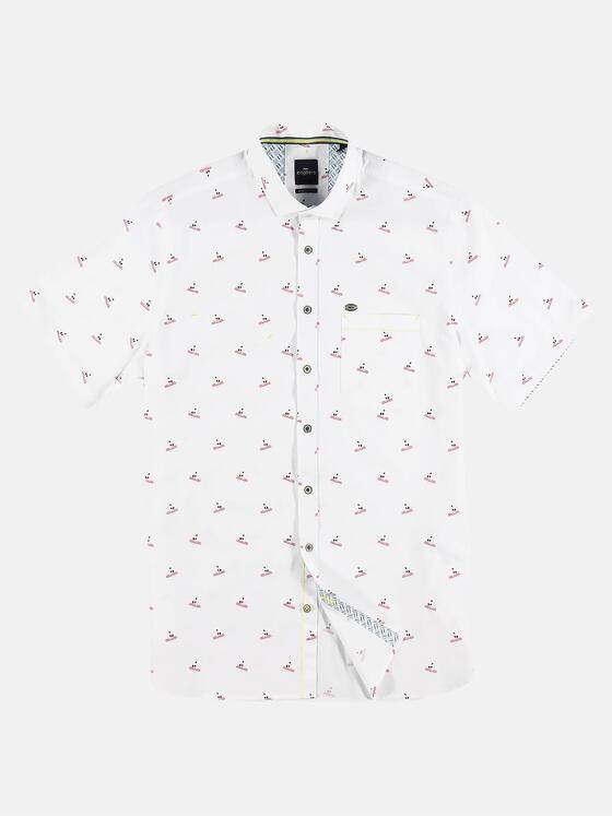 engbers Herren sommerliches Hemd mit Comfort-Stretch-Anteil Reinweiss 29959