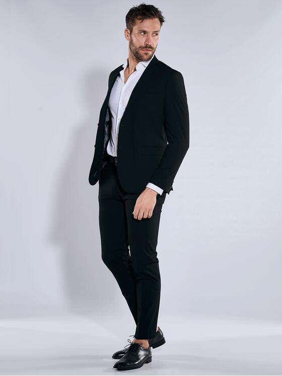 emilio adani Herren Anzug-Sakko slim fit Schwarz 37375