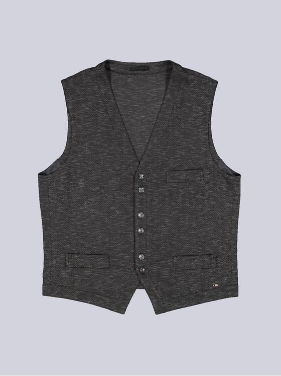 emilio adani Herren Sakko-Weste slim fit Grau 36029