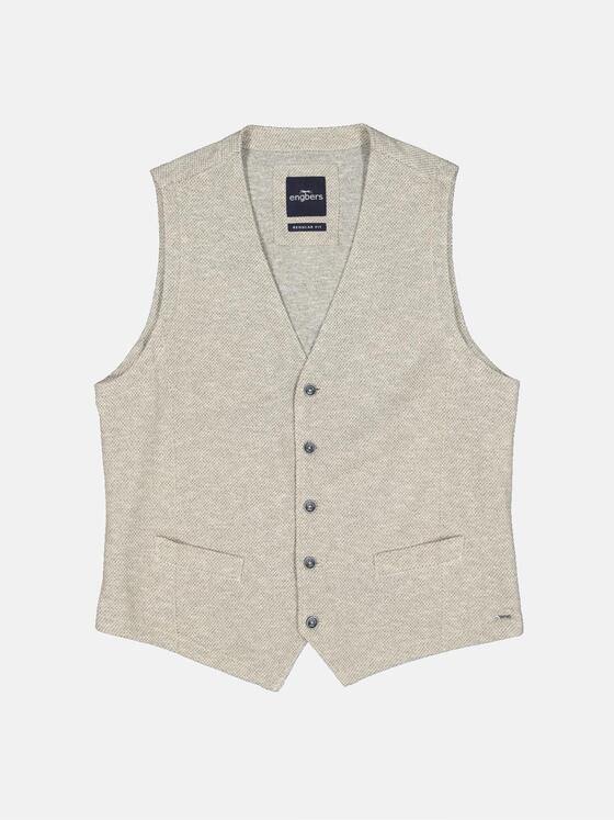 engbers Herren Sakko-Weste regular Beige 34500