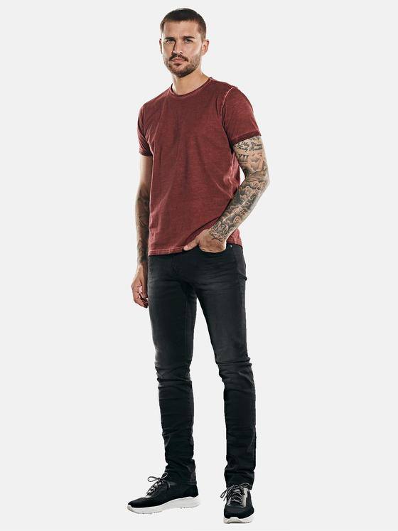 emilio adani Herren T-Shirt rundhals Rot 31831