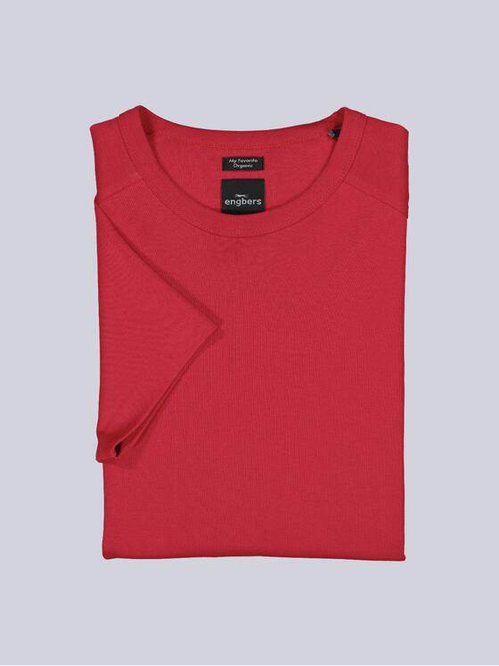 engbers Herren Basic-Shirt "My Favorite" organic Rot 33832