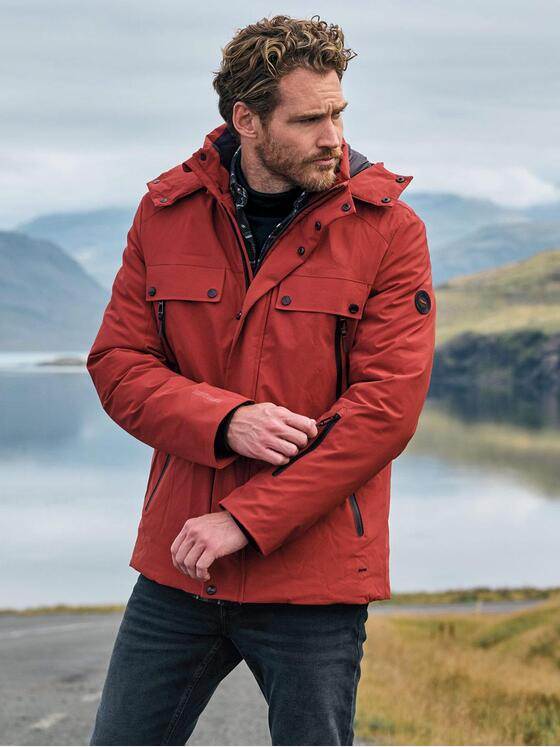 engbers Herren Wasserabweisende Funktionsjacke Rostorange 39254