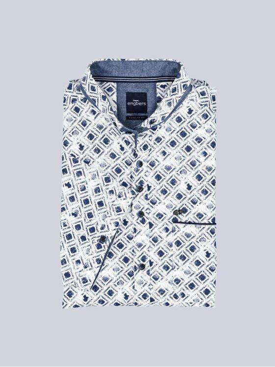 engbers Herren Hemd kurzarm Brilliantblau 38287