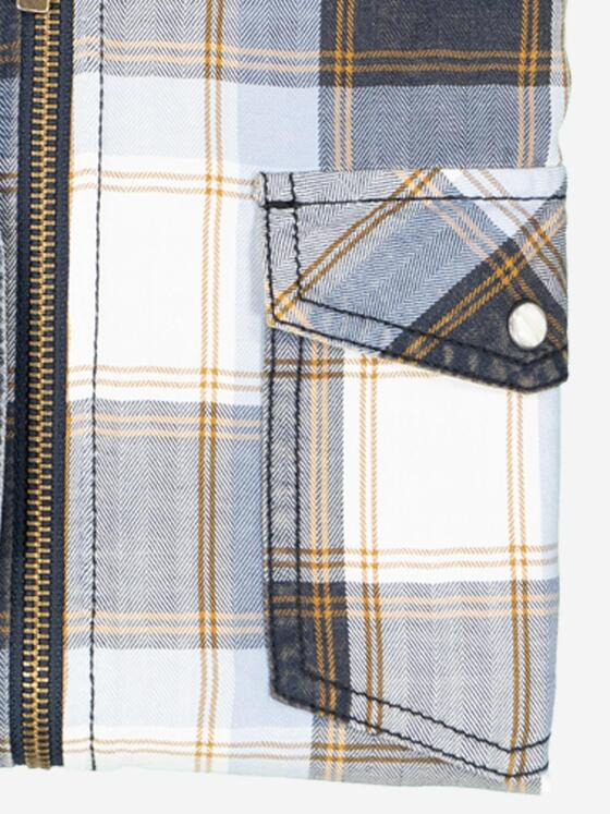 engbers Herren Overshirt kariert Grau 37269