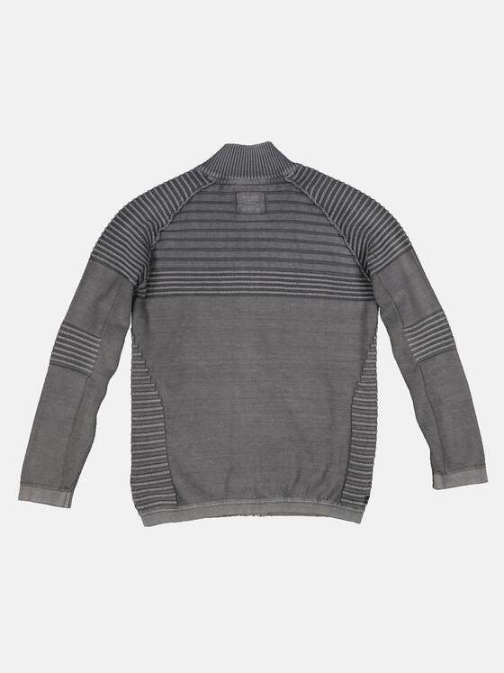 engbers Herren Cardigan strukturiert Grau 33388
