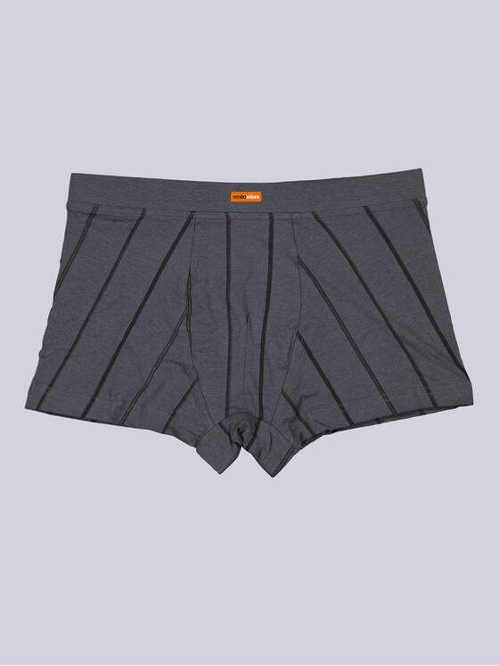 emilio adani Herren Boxershorts gemustert Anthrazit 39613