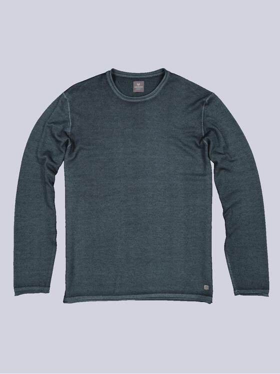 ENGBERS GERMANY Herren Pullover aus Merinowolle Türkis 35847